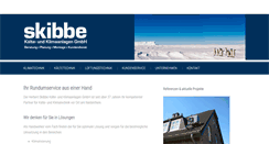 Desktop Screenshot of kaelte-klima-skibbe.de